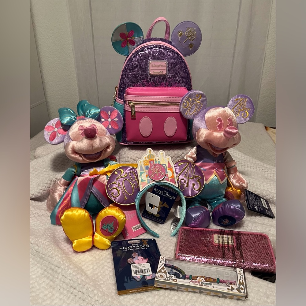 COPY - COPY - Disney Loungefly Mickey & Minnie It’s a Small World Bundle